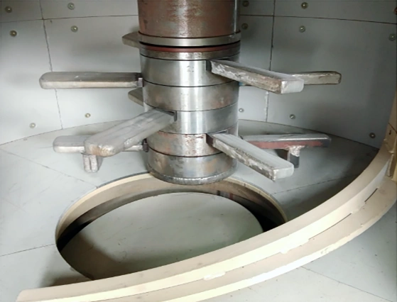 Discharge door