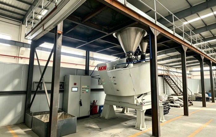 750L Intensive Mixer for Welding Flux Granulation‑India Project | AKW