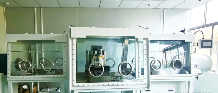 Inclined Intensive Mixer Inside Glove Box for Sulfide Solid‑State Electrolyte
